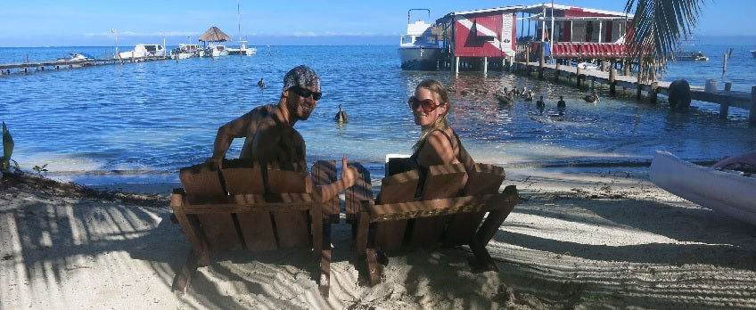 Marcus Meurer und Feli Hargarten in Belize