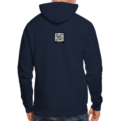 Männer Bio-Hoodie Navy Blue "widerspenstig" - Navy