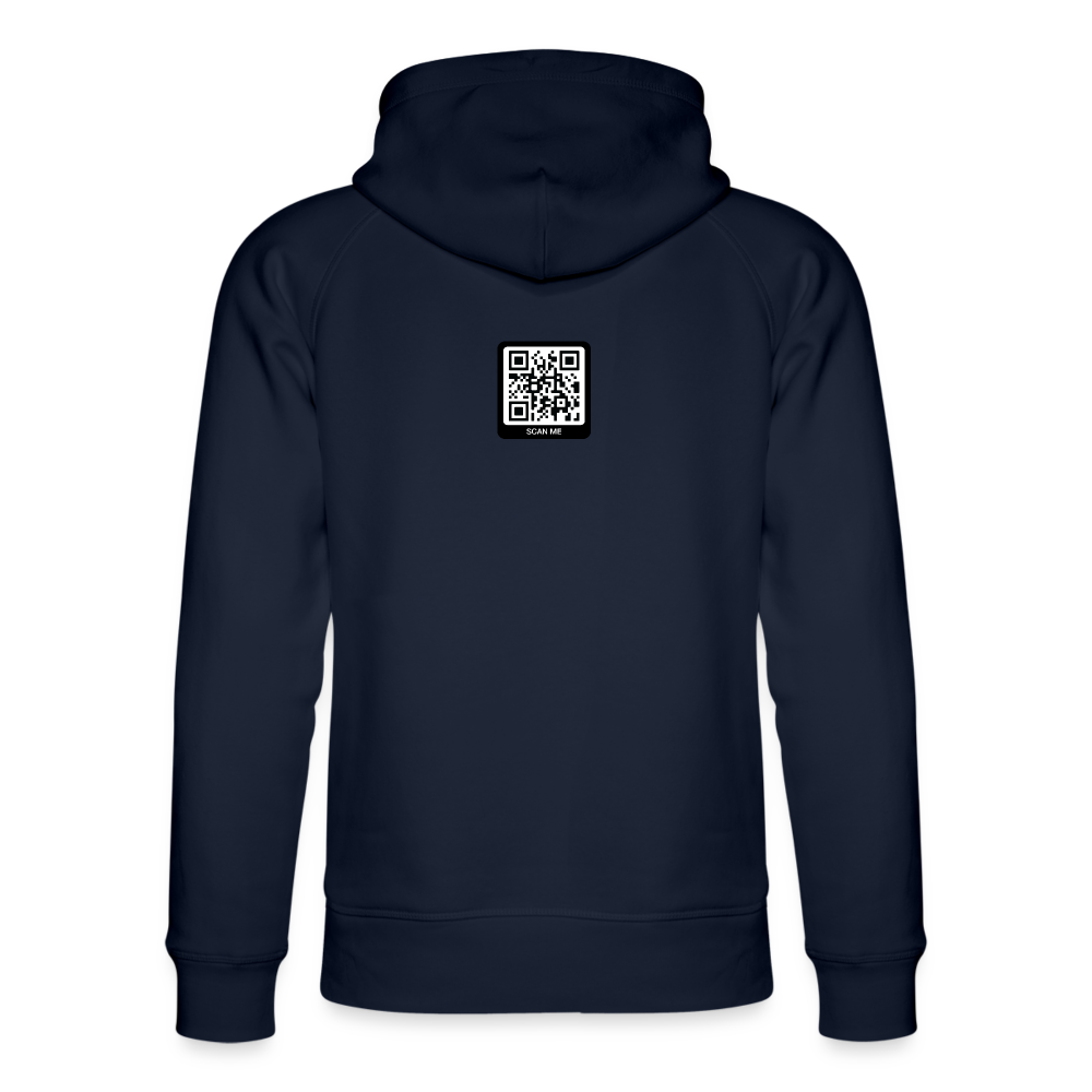 Männer Bio-Hoodie Navy Blue "widerspenstig" - Navy