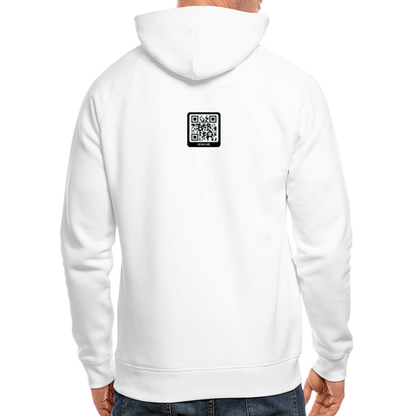 Männer Bio-Hoodie White "Bredouille" - weiß